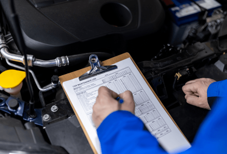 Vehicle Maintenance Log Sheet