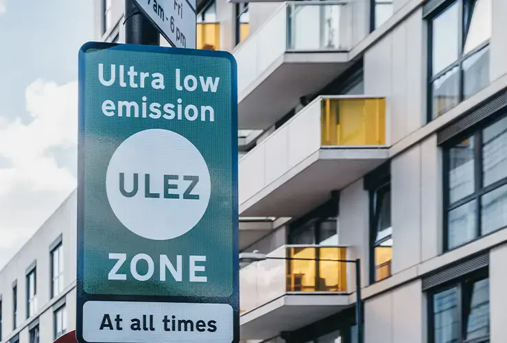 A ULEZ zone sign