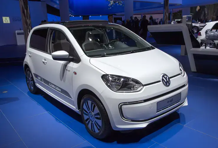 VW UP! at a motor show