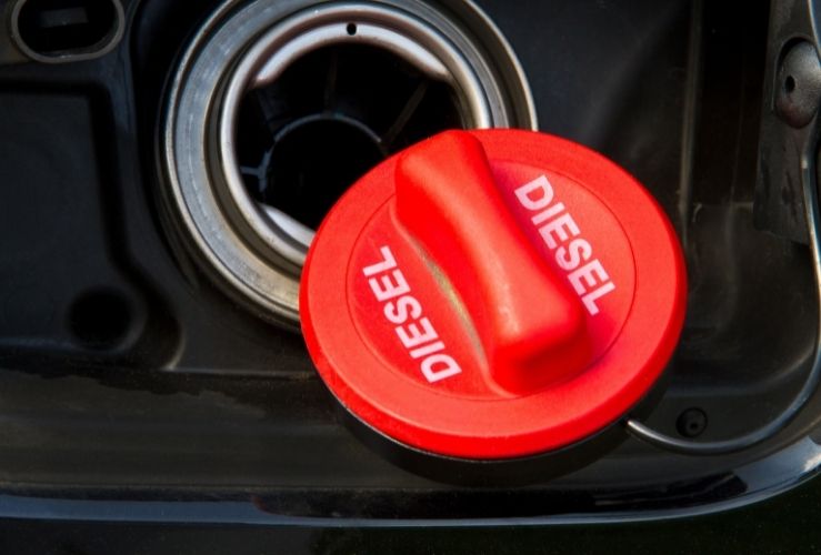 Diesel engine cap