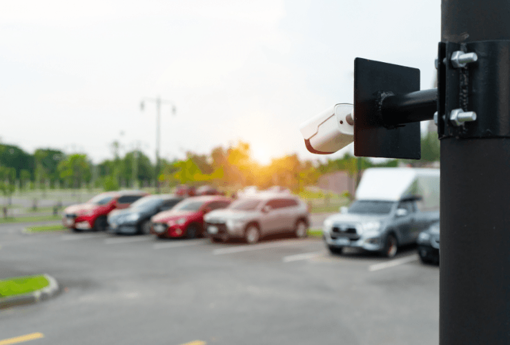 ANPR Camera in Car Park