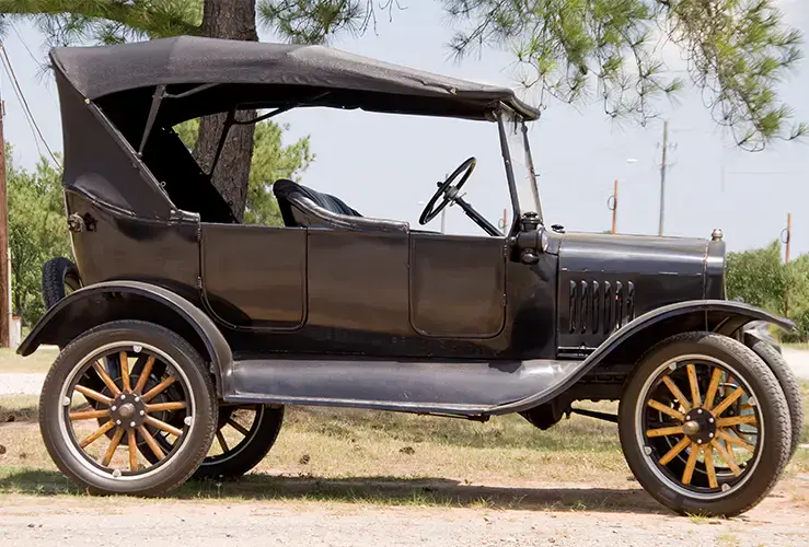 An antique car