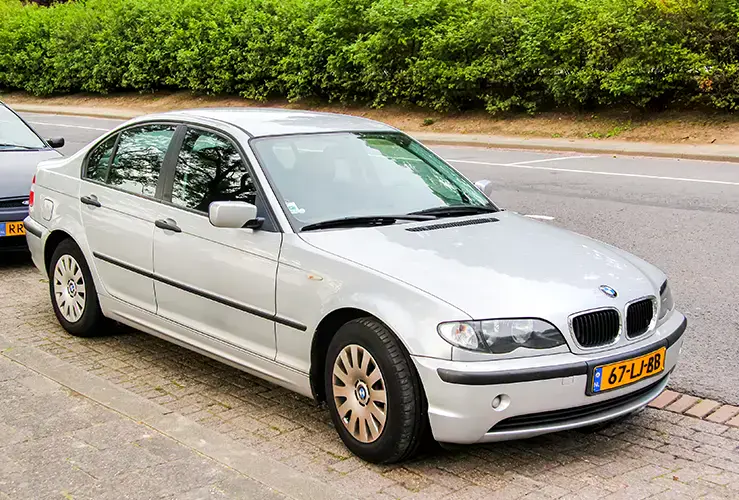 A parked car