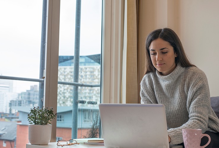 Person on laptop
